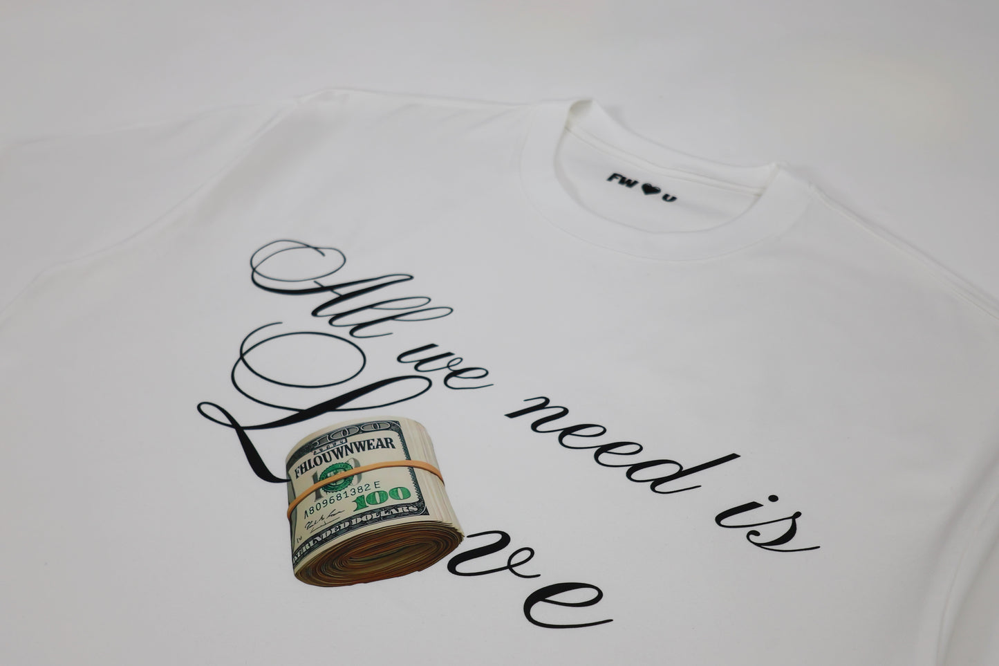 All we need is love Tee White