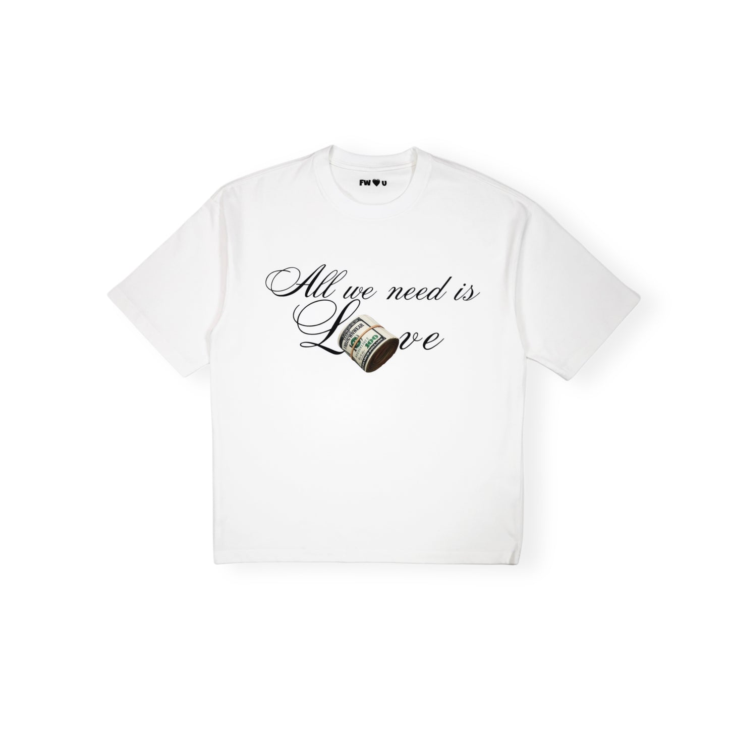 All we need is love Tee White